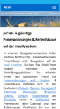 Mobile Screenshot of fewos-usedom.de